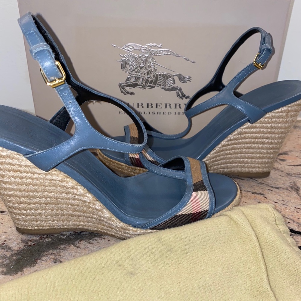 Burberry Esladrille Wedge Sandal - Picture 6 of 7